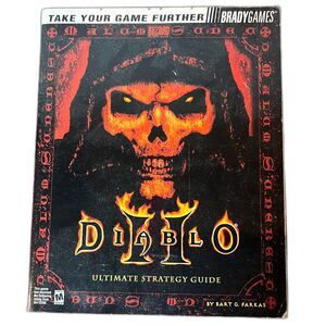 Diablo II Ultimate Strategy Guide BradyGames Blizzard PC Game Softback Book 2001